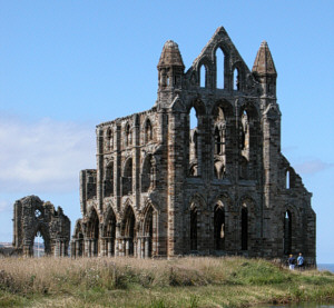 Whitby Abbey: Founded after Oswy's victory at Winwaed